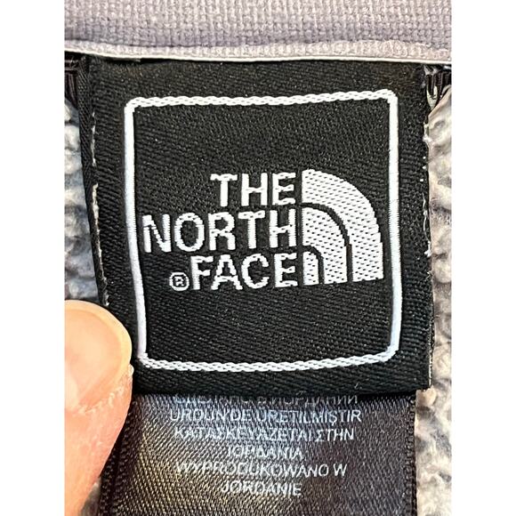 The North Face Women's Large Gray Sherpa Fleece Jacket Full Zip Long Sleeve Cozy - Picture 3 of 11